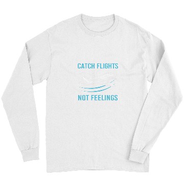 Discover Pilot Flight Attendant Travel Catch Flights Not Feelings Long Sleeves