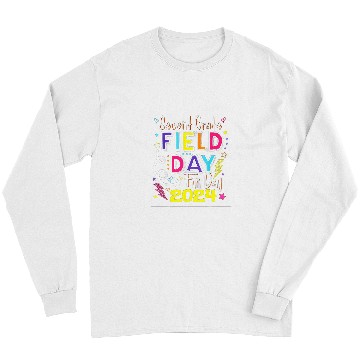 Discover Second Grade Field Day Fun Day 2024 Field Day Teacher Long Sleeves