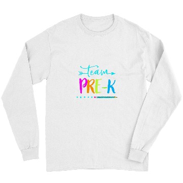 Discover Team PreK PreSchool Teacher Student Back To School 1 Long Sleeves