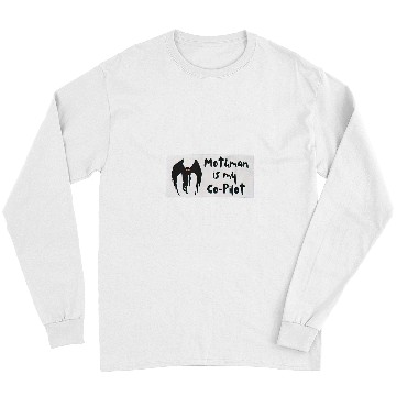Discover Mothman is My Copilot Funny Mothman Bumper Long Sleeves