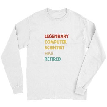 Discover Retro Legendary Computer Scientist Has Retired Long Sleeves
