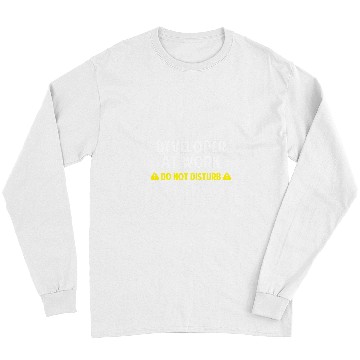 Discover Funny Programmer Software Developer Debugging Men Woman 2 Long Sleeves
