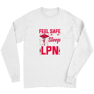 Discover Feel Safe at Night LPN Licensed Practical nurses LPN Long Sleeves