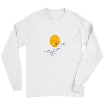 Discover Swarm of Drones from a Bee Hive Long Sleeves