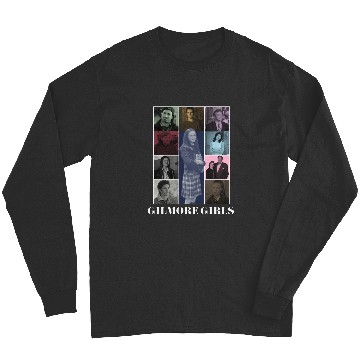 Discover Gilmore Girls Eras Tour White Print Long Sleeves