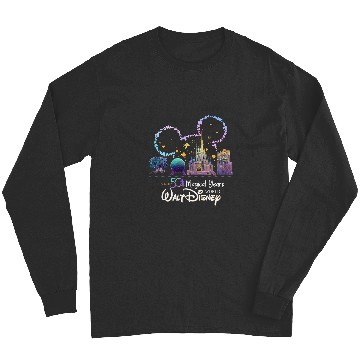 Discover Disney World Long Sleeves, Disney 50'th Anniversary Long Sleeves, 50'th Anniversary, Disney Magical Years Long Sleeves