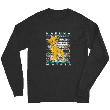 Discover Disneyss Lion King Simba Ugly Christmas Graphic Long Sleeves