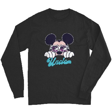 Discover Disney Mickey And Friends Mickey Summer Vibes Uncle Logo Long Sleeves