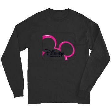 Discover Disney Channel  Mickey Mouse Pink 2000s Logo Long Sleeves