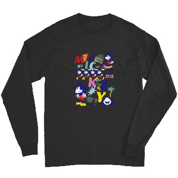 Discover Disney Mickey Mouse Vintages Never Bored Long Sleeves