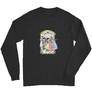 Discover Disney Princess Once Upon A Time  Cartoon Raglan Baseball Tee Long Sleeves
