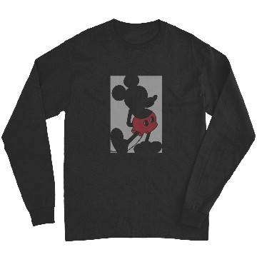 Discover Disney Mickey Mouse Box Silhouette Long Sleeves