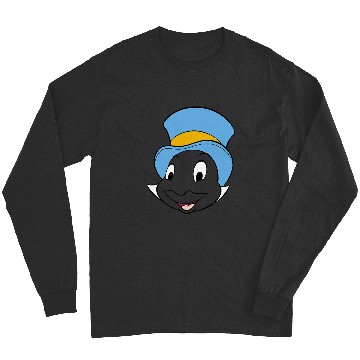 Discover Disney Pinocchio Jiminy Cricket Big Face Long Sleeves