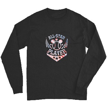 Discover Disney Mickey Mouse Baseball AllStar Player Spor Long Sleeves