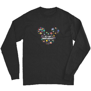 Discover Disney Mickey Mouse Head Ears Icon Fill It’s My Long Sleeves