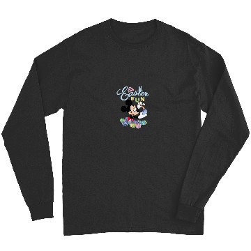 Discover Disney Mickey Mouse Easter Fun Painting Eggs Sho Long Sleeves