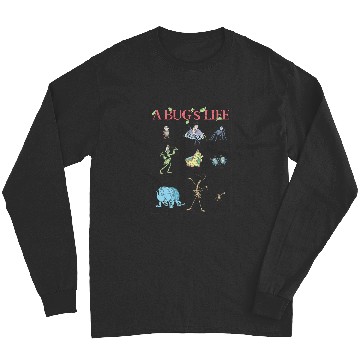 Discover Disney Pixar A Bug's Life Iconic Circus Bugs Characters Logo Long Sleeves