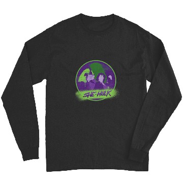 Discover Marvel Studios She-Hulk Disney Plus Spray Paint Long Sleeves