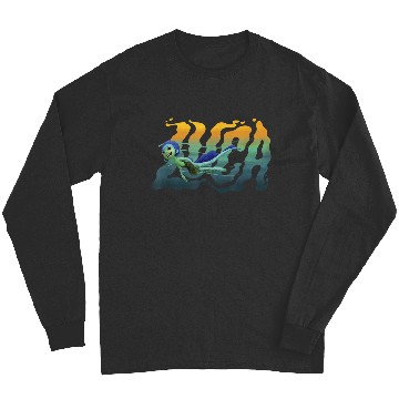 Discover Disneyss Pixars Luca Swimming Logo Long Sleeves