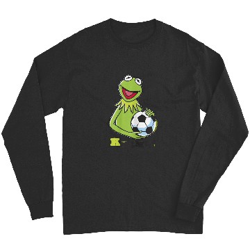 Discover Disneyss The Muppets Kermit Soccer Ball Vintages Stencil Logo Long Sleeves