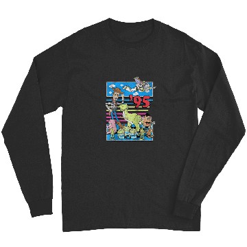 Discover disney Pixars toy story 95 distressed colorful raglan baseball Long Sleeves