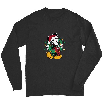 Discover Disney Mickey Mouse Christmas Lights Long Sleeves
