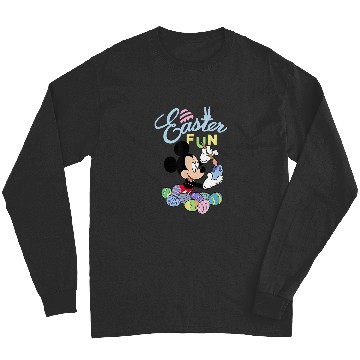 Discover Disney Mickey Mouse Easter Fun Painting Eggs Long Sleeves