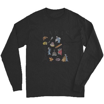 Discover Disney Pixar Ratatouille Paris Food Places Collage Long Sleeves