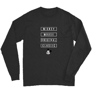Discover Disney Mickey Mouse Original 90th Anniversary Raglan Baseball Tee Long Sleeves