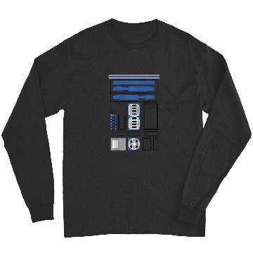 Discover Halloween R2-D2 Costume Disney+ Raglan Baseball Tee Long Sleeves