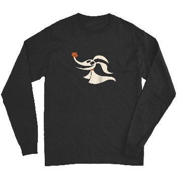 Discover Disney Halloween Nightmare Before Christmas Zero Raglan Baseball Tee Long Sleeves