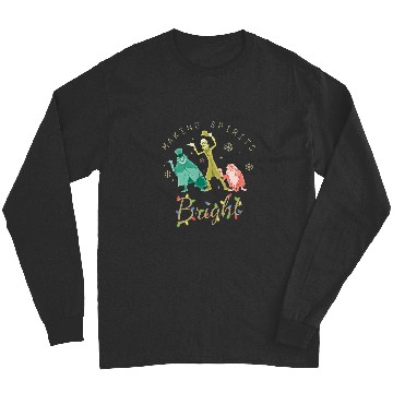 Discover Vintage The Haunted Mansion Long Sleeves, Making Spirits Bright Disney Christmas Long Sleeves