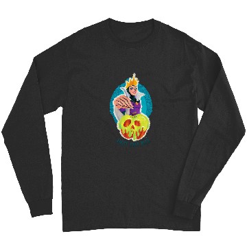 Discover Disney Villains Evil Queen Poison Apple Just One Bite Long Sleeves