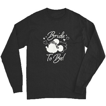 Discover Disney Minnie Mouse Bride to Be Wedding Bridal Bachelorette Long Sleeves