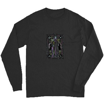 Discover Disney Sleeping Beauty Maleficent Floral Tarot C Long Sleeves