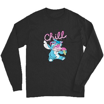 Discover Disney Lilo and Stitch Neon Ice Cream Chill Drip Long Sleeves