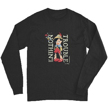 Discover Disney Pinocchio Nothin’ but Trouble Since 1940 Long Sleeves