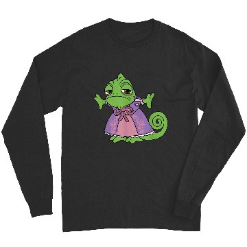 Discover Disneyss Tangled Cute Pascal Dressed Up Big Chest Portrait Long Sleeves