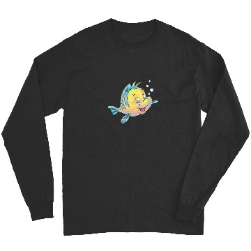 Discover Disney The Little Mermaid Flounder Bubbles Long Sleeves