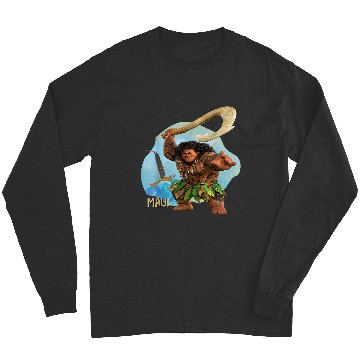 Discover Disneyss Moana 2 Action Pose Maui With Fish Hook Long Sleeves