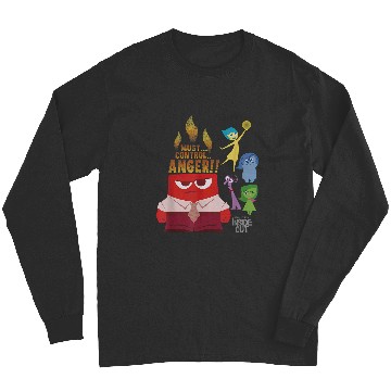 Discover Disneyss Pixars Inside Out Must Control Anger Vintages Long Sleeves
