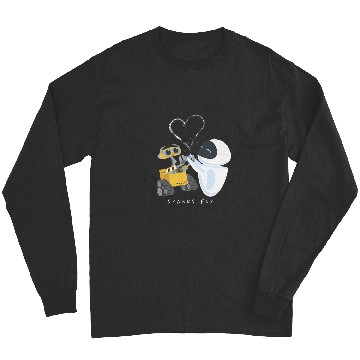 Discover Disney Pixar Wall-E Eve Heart Sparks Fly Hoodie Long Sleeves