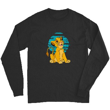 Discover womens disney lion king young simba happy blue Long Sleeves