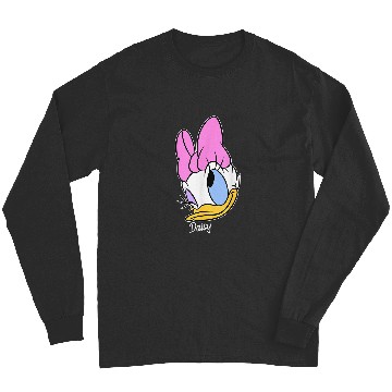Discover Disney Mickey And Friends Daisy Big Face Long Sleeves