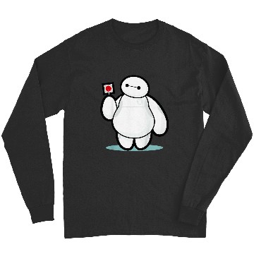 Discover Disneyss Big Hero 6 Baymax With Lollipop Cute shots Long Sleeves