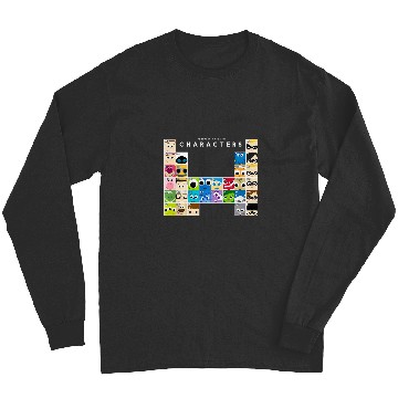 Discover Disney Pixar Movie Characters Periodic Table Long Sleeves