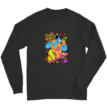Discover Disney Aladdin Genie Retro 90's Style Poster Long Sleeve Long Sleeves