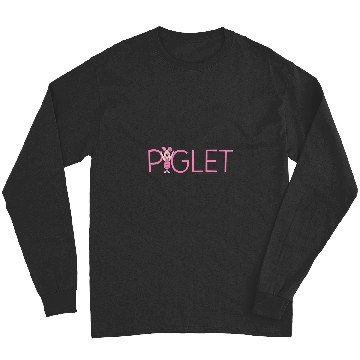 Discover Disney Winnie The Pooh Piglet Classic Lettering Long Sleeves