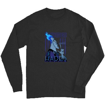 Discover Disney Hercules Hades Geometric Portrait Graphic Hoodie Long Sleeves