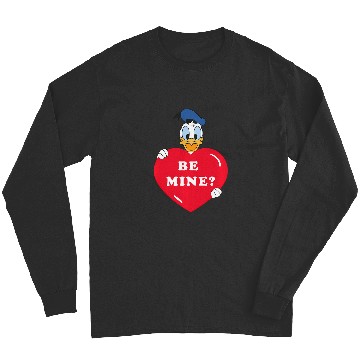Discover Disney Be Mine Donald Duck Valentines Day Long Sleeves